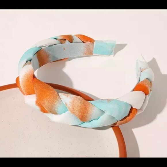 SILKY BRAIDED HEADBAND  - Picture 1 of 5